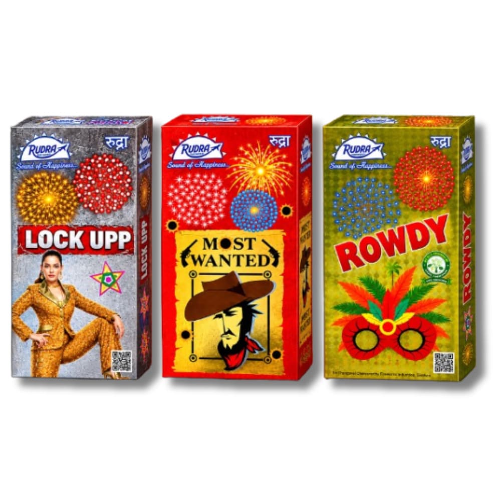 Sivakasi Pattasu Kadai 2 Inch 3 Pieces Pack Single Shot Aerial Out