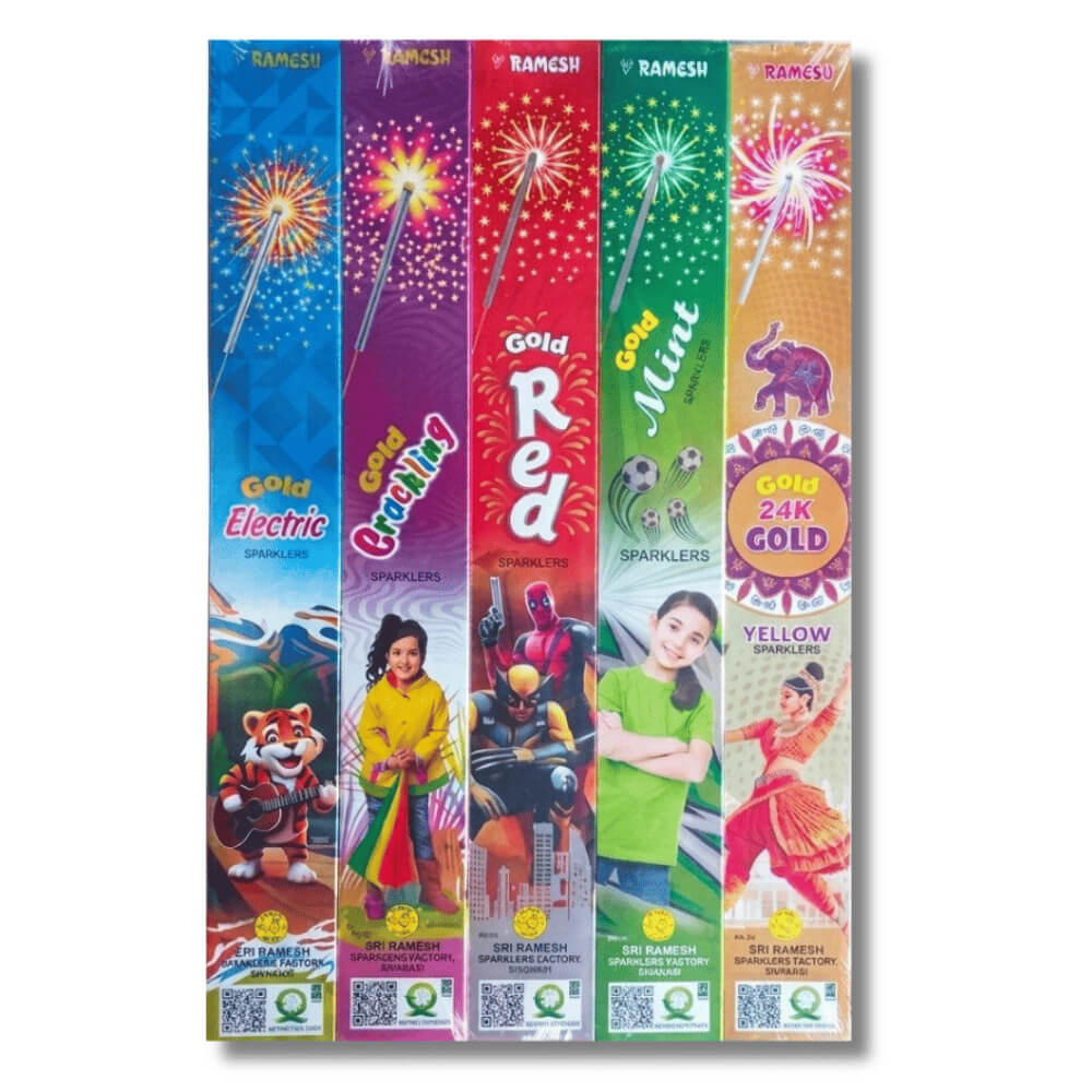Sivakasi Pattasu Kadai 30 Cm 5 Variety Combo Sparklers