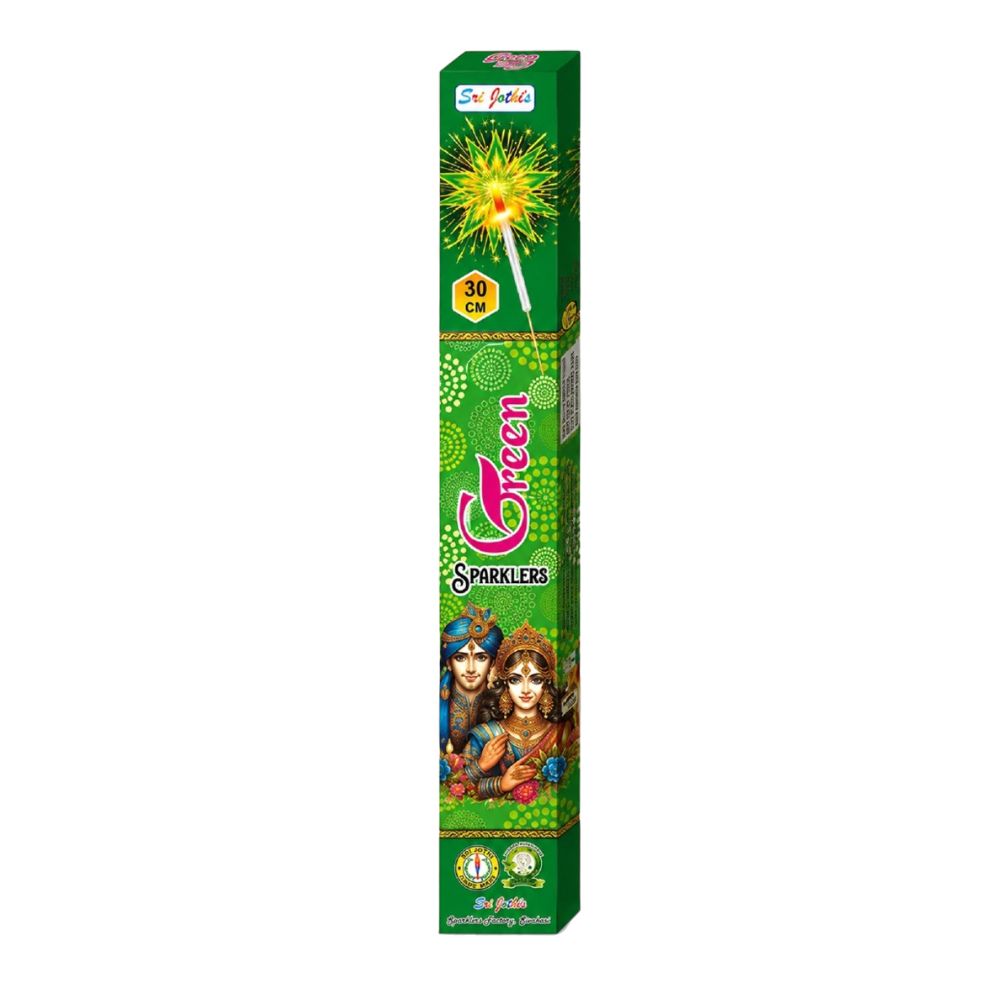 Sivakasi Pattasu Kadai 30 Cm Green Sparklers