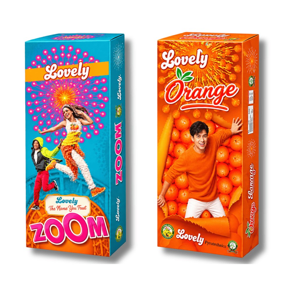 Sivakasi Pattasu Kadai 4 Inch Pink Orange Single Shot Aerial Out