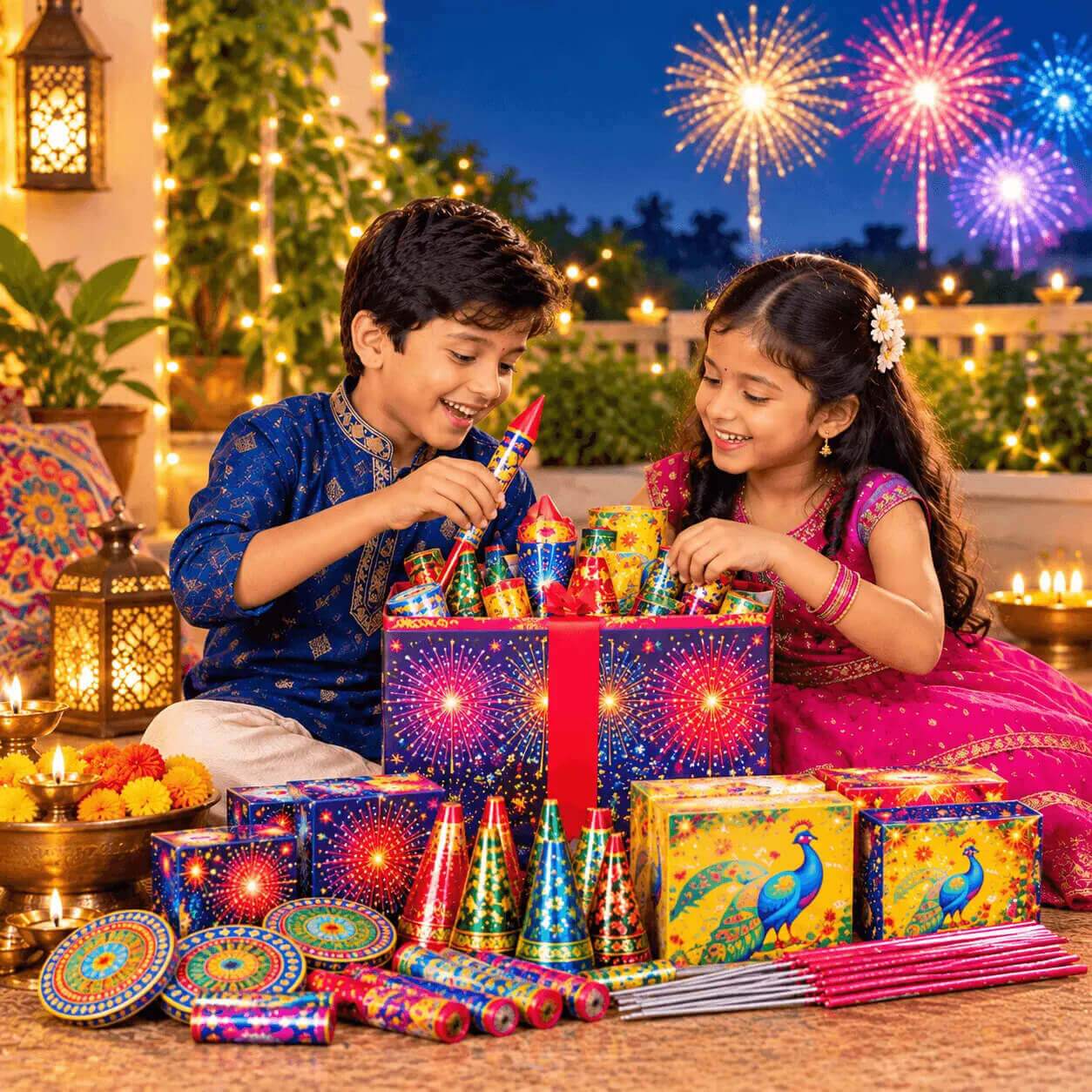 Sivakasi Pattasu Kadai 5000 Diwali Combo Pack Crackers