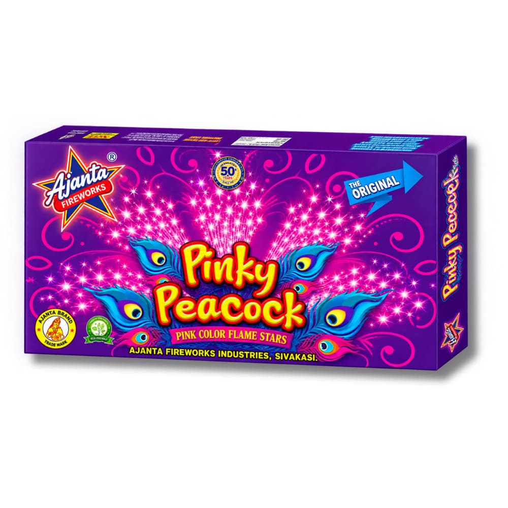 Sivakasi Pattasu Kadai Pink Fancy Peacock